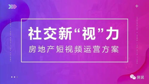 社交 新 視力,房地產(chǎn)短視頻運營方案 PPT